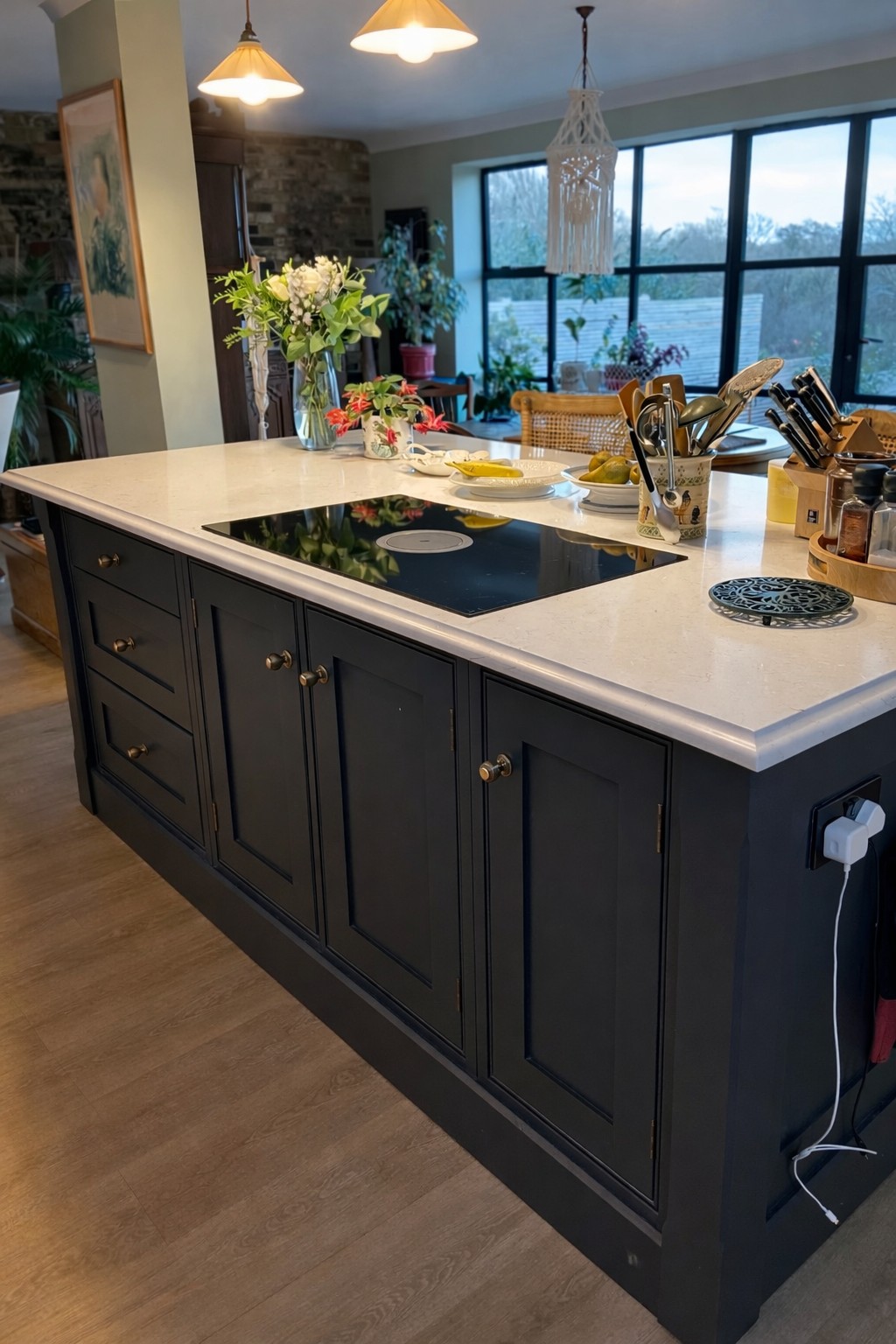 A Bespoke Setting Plaster Shaker Kitchen in Rickmansworth, Hertfordshire