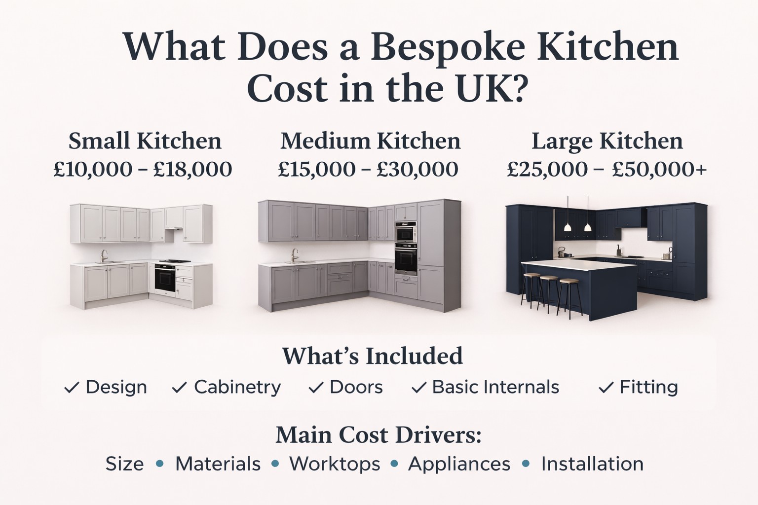 How Much Does a Bespoke Kitchen Cost in the UK? (2026 Guide)