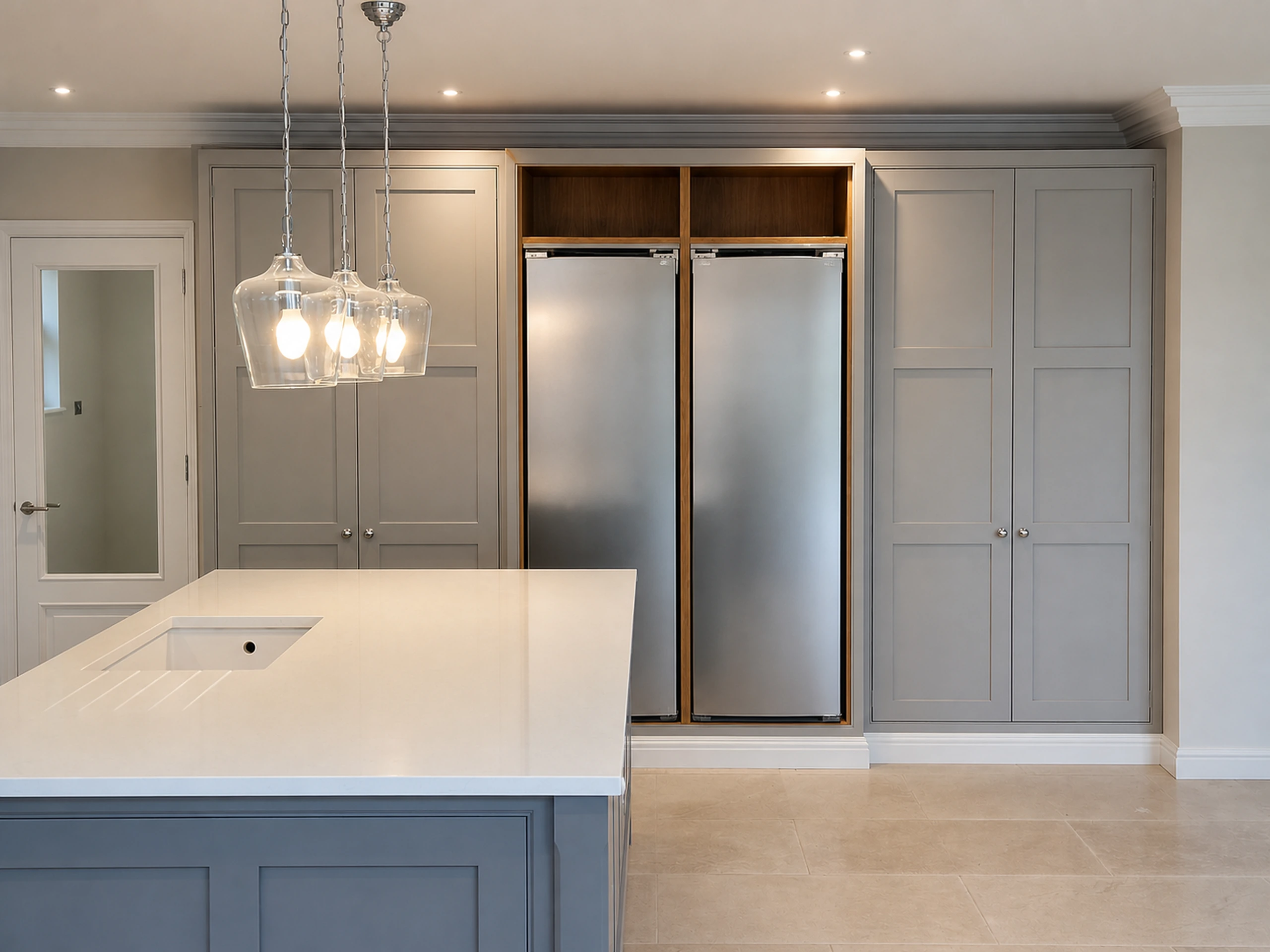 Grey In-Frame Kitchen Installation in Braintree