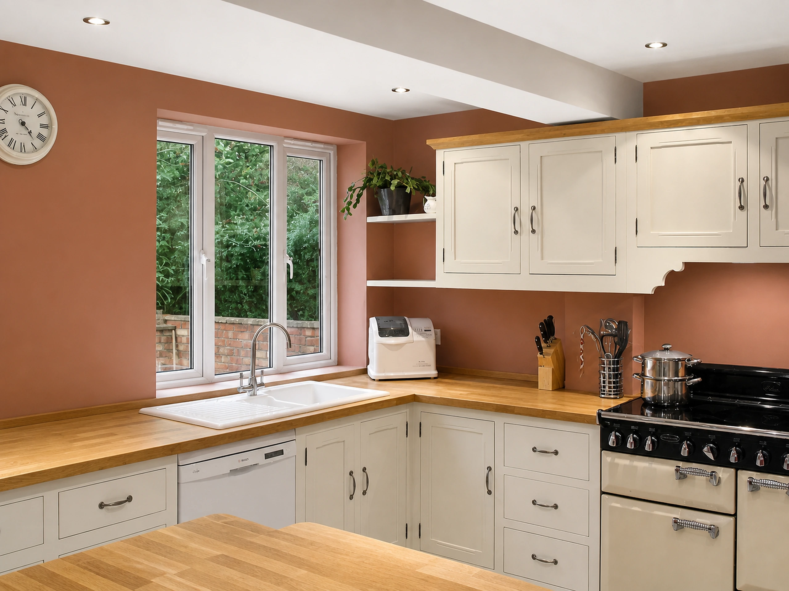 White In-Frame Shaker Kitchen in Great Leighs
