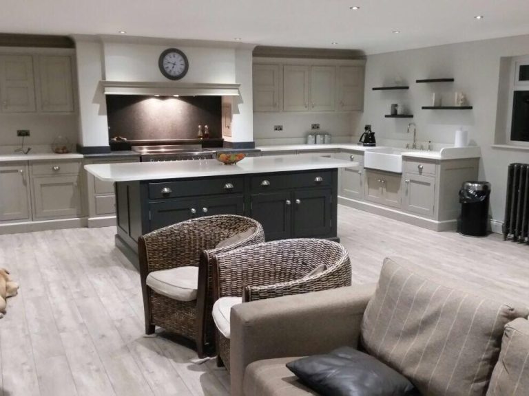 Handcrafted Dove Grey Shaker Kitchen Essex Handcrafted shaker kitchen in dove grey with classic design features in Essex
